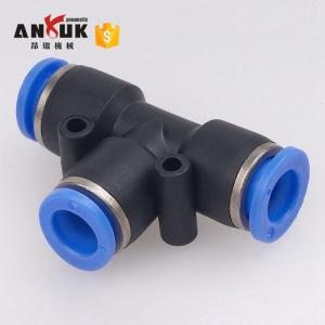 Wholesale plastic pipe fittings: Plastic Three Way Elbow Air Hose Connector Fitting T Type Pipe Fitting