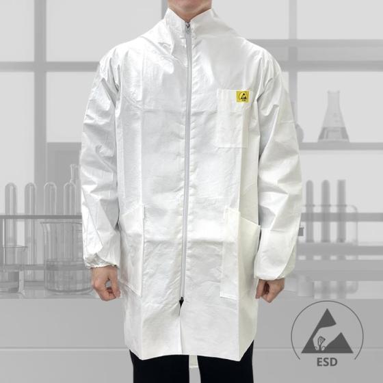 ESD Non-woven Lab Coat(id:11947028) Product details - View ESD Non ...