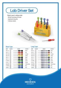 Wholesale Other Dental Supplies: Implant System 'Lab Driver Set'