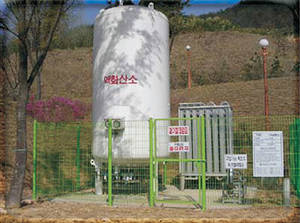 Wholesale storage: Liquid Oxygen Storage Tank