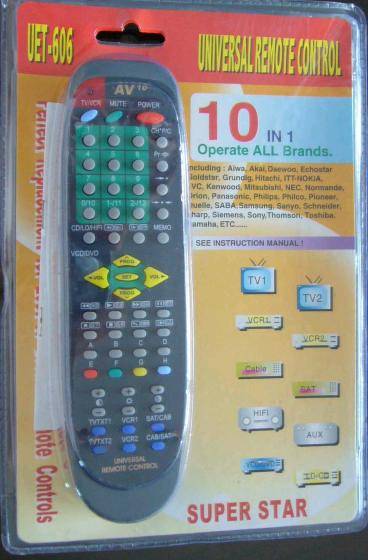 Universal Remote Control Uet-606 Инструкция