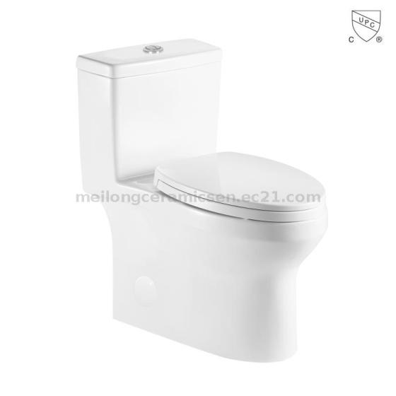 American Standard Bathroom Ceramic Fixture Onepiece Skirted Elongated
