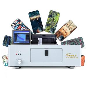 Wholesale inkjet printer: TUOLI TL108 Smart 3D Embossed UV Inkjet Printer Machine for Phone /Pad Back Skin Sticker Design