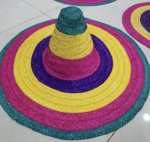 Wholesale straw hat: Oversized Mexico Sombrero Mexican Sombrero Wide Brim Straw Hats Made in Vietnam