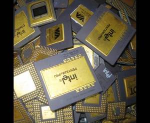 Wholesale cpus: Computer Ceramic CPU Processors Gold Scrap