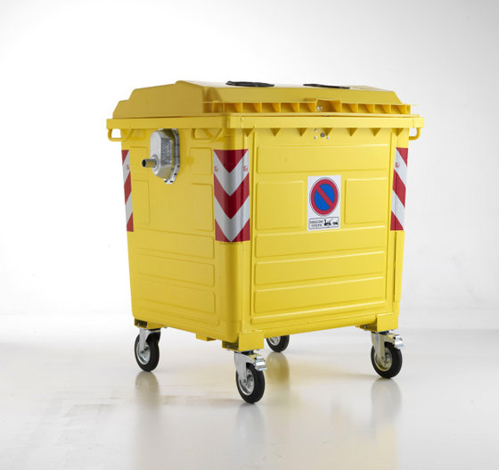 garbage bin 2 compartments