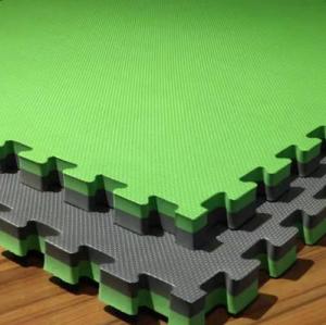 Wholesale puzzle mat: Customized Leaf Pattern EVA Foam Playing Jigsaw Puzzle Mat with Eco Friendly Flooring EVA Foam Tile