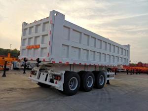 Wholesale tip: China High Quality U Shape Rear Dump Tipper Tipping Truck Semi Trailer in Best Price Exported