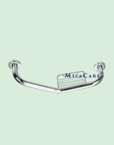 Wholesale grab rails: MC3316 Angled Grab Bar 135 with Basket