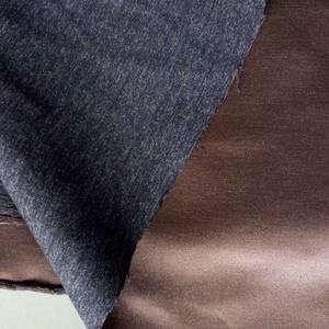 Two Tone Polyeser Faux Suede Fabric