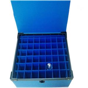 Wholesale printing material: Corrugated Plastic Glassware Storage Box with Insert Dividers