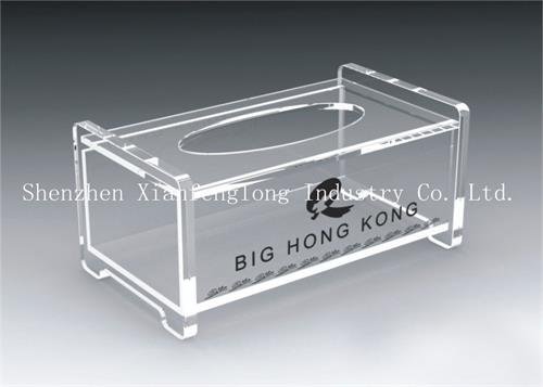 clear tissue holder