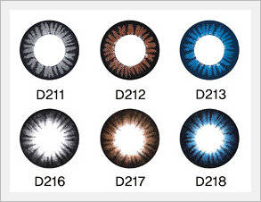Wholesale beautyful: Two Color Lens -D Type
