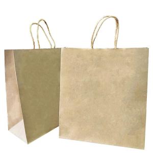 Wholesale handle bags: High Quality Custom Printed Twisted Handle Paper Shopping Bag