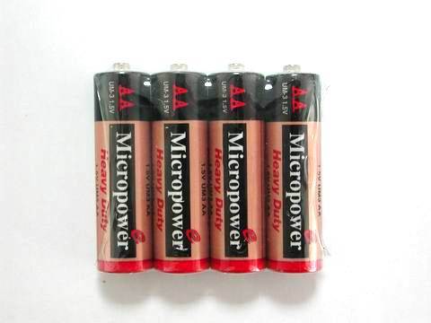 Quality AA R6P 1.5V zinc chloride batteries(id:784238) Product details ...