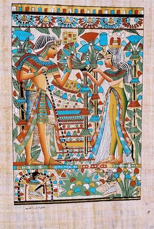 papyrus papers with Pharaonic drawings(id:308140). Buy handmade ...