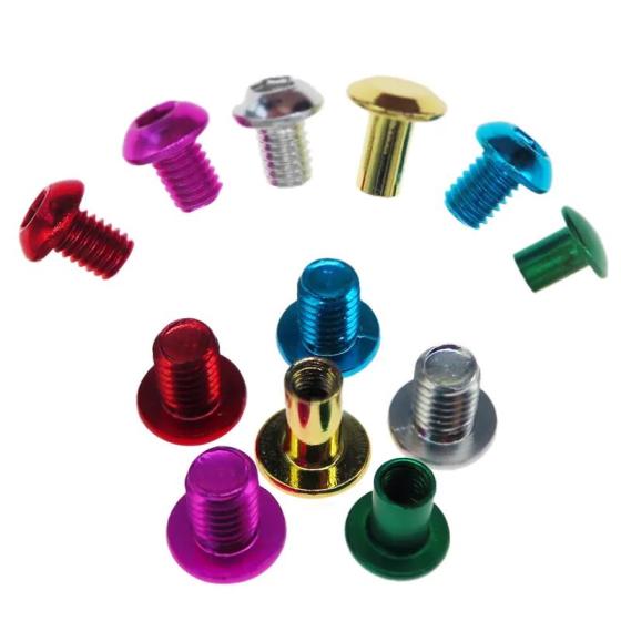 Custom Anodized Aluminum Bolt Titanium Red Colored Anodized Bolt(id ...