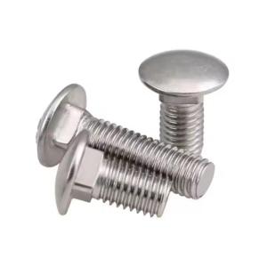 Wholesale steel screw: M4 M5 M6 M8 M10 M12 DIN603 304 Stainless Steel Round Head Square Neck Screws Carriage Bolts
