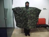 Digital Military Camouflage  Raincoat Poncho Poncho Liner