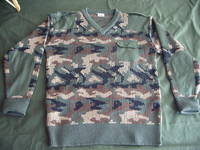 Military Camouflage Pullover Sweater Jersey 