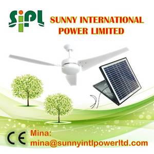 60 Inch 30 Watt Solar Panel Powered Solar Ceiling Fan