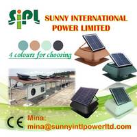 New (Solar) Panel Powered Air Conditioner with Control Panel Attic Air Ventilation Fan Poultry Farm