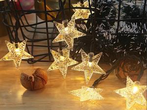 Wholesale holiday lights: LED Battery Holiday Lights with Star