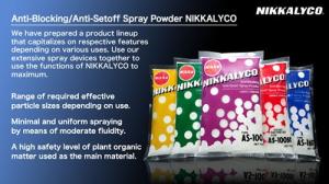 Wholesale sheet set: Nikka Anti Set-off Spray Powder AS100S