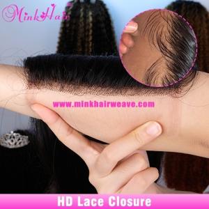 Wholesale Hairdressing Supplies: Mink Hair Weave HD Lace Closure Brazilian Hair 100% Human Hair Natural Look 4x4 5x5 Closure