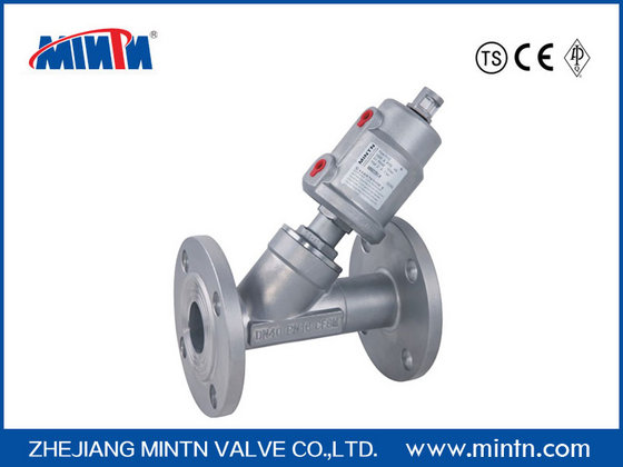 Pneumatic Angle Seat Valve Flange Connection(id:9919525). Buy China ...