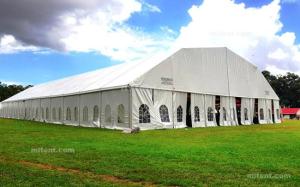 Wholesale large tent: 30x100m Large Aluminum Frame Polygon Roof Wedding Tent