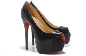 Wholesale high heeled shoes: Peep Toe High Heel Platform Shoes Brand Name Shoes
