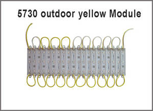Wholesale LCD Modules: 3led 5730 LED Module Light Yellow 12VDC LED Backlight Outdoor Advertising Signage LED Signs Building