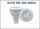 High Quality 5W CRI80 AC85-265V LED Spotlight GU10 350-380lm GU10 LED Bulbs Dimmable Available