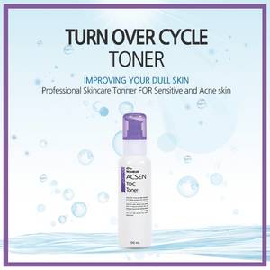 Wholesale korea skincare: Sebum Control Toner, Brightening Toner, Pimple Control Toner, Turn Over Cycle) Toner
