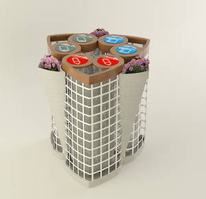 Wholesale trimmings: Paper Waste Basket