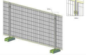 Wholesale Steel Wire Mesh: Mobile Fence Safety Barrier