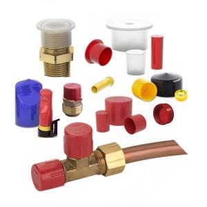 Wholesale plastic pipe fittings: Anti-Dust Flanged Plastic End Cap OEM Protective Dust Cover for Filter Pipe Fitting