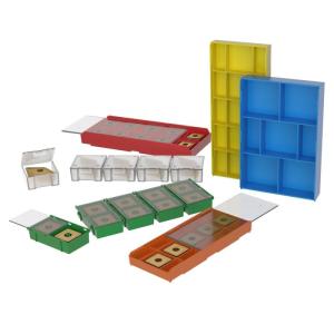 Wholesale transparent tape: Beckett Milling CNC Carbide Inserts Plastic Packing Box Plastic Grid Packaging Box IB Series