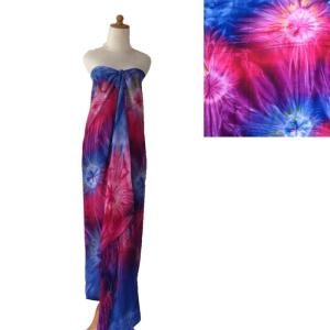 Wholesale pareo: Tie Dye Pareo Printed Sarong 100% Rayon Viscose