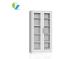 Factory Price High Quality Glass Door Steel Office Metal Cupboard with Shelves