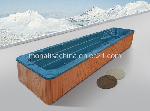 Endless Outdoor Swimming Pool Made Of Aristech Acrylic With Balboa