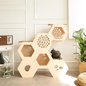 Wholesale hexagon nuts: MONDOMIOPET HONEYCOMB CAT TREE U3 Pakage
