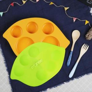 Wholesale silicone mat: Monee Pea Pod Silicone Suction Food Plate