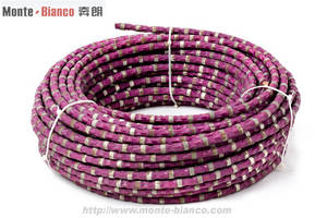 Wholesale fix breakage: Diamond Wire Saw for Granite Sintered Beads Cutting Rope Diamond Wire Saw for Marble