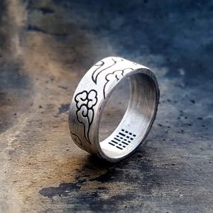 Wholesale ring: Oohn Moon Silver Ring