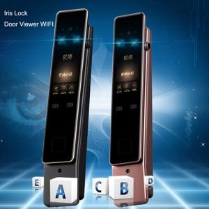 Wholesale smart phone mobile charger: Top-Grade Iris Recognition Lock Password Key APP Unlock Full Automatical Lock WIFI Door Viewer Came