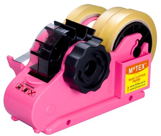 Motex Prime Water Wheel Sellotape Dispenser Pastel Pink