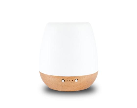 Sell Mona-Portable Wooden Base White Electric Ultrasonic Diffuser With Light
