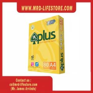 Wholesale paper a4 80 gsm: IK Plus Copy Paper 70gsm, 75gsm, 80gsm (A4, LEGAL, LETTER)